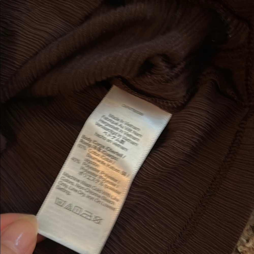 Madewell Brown Long Sleeve Top - Picture 8 of 8